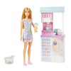 Barbie Ice Cream Shop Playset With 12 in Blonde Doll, Ice Cream Shop, Ice Cream Making Feature & Realistic Play Pieces