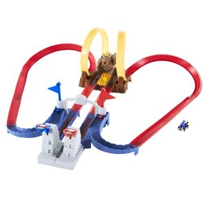 Hot Wheels Mario Kart Pista de Brinquedo Castelo Do Caos De Bowser